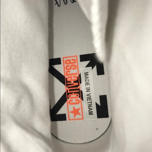 OFF WHITE CONVERSES